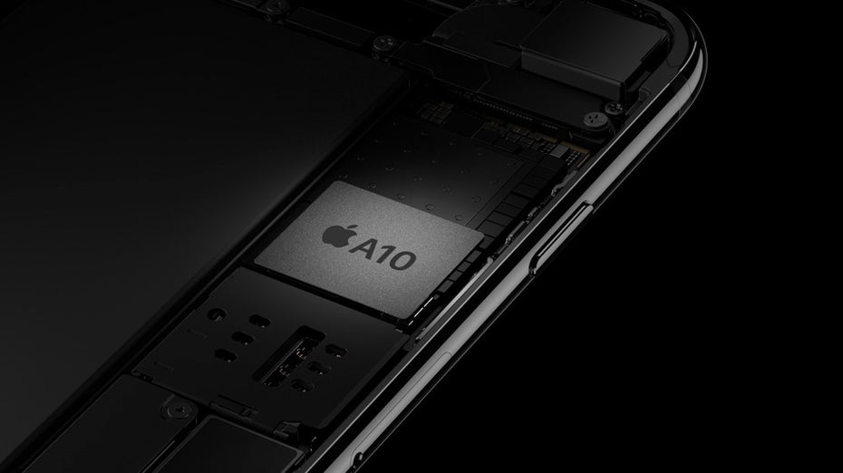Der neue Chip im iPhone 7 und iPhone 7 Plus sorgt für ordentlich Performance. (Screenshot: Apple)