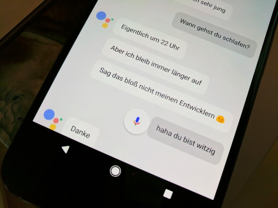 Der Google Assistant kann auch Spaß machen. (Foto: t3n)