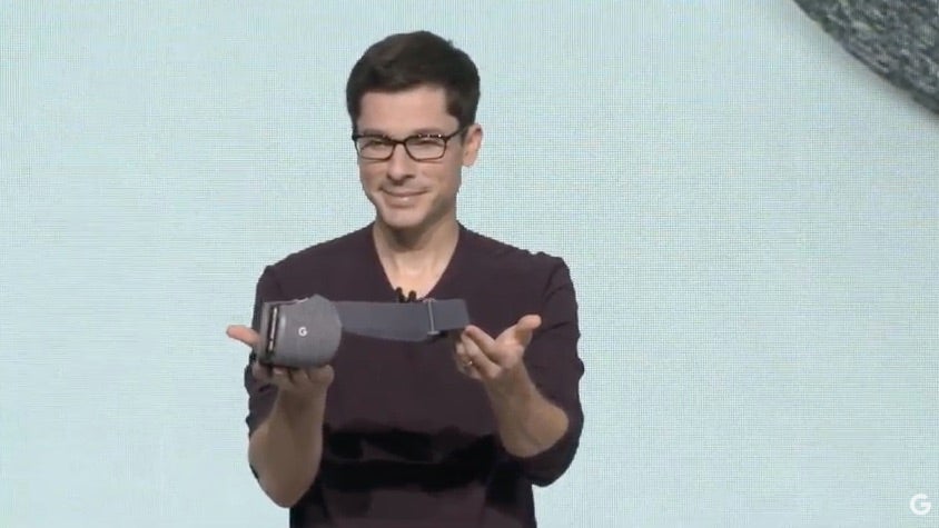 Googles Daydream-VR-Brille. (Screenshot: Youtube/t3n)