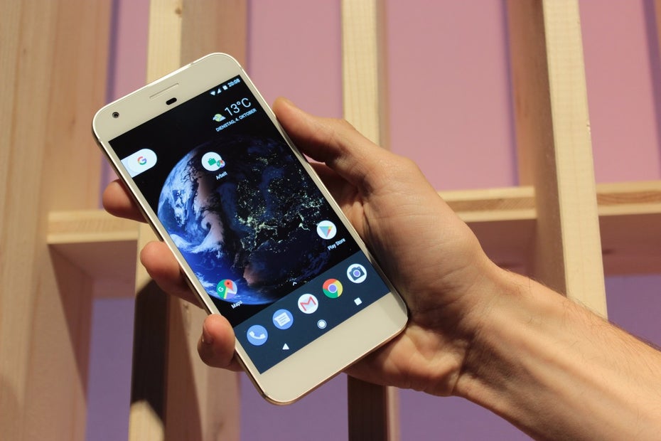 Google Pixel XL mit Android 7.1 Nougat. (Foto: t3n)