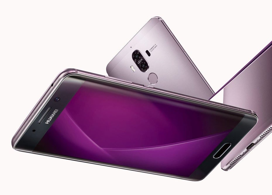 Das Huawei Mate 9 Pro, auch „Long Island“ genannt, wird wie das Note 7 einen Homebutton auf der Vorderseite und ein WQHD-Display besitzen. (Bild: Evleaks)
