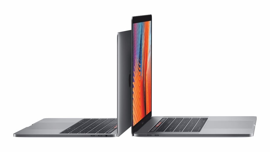 Das sind die neuen Macbook Pro mit Touchbar. (Foto: Apple)