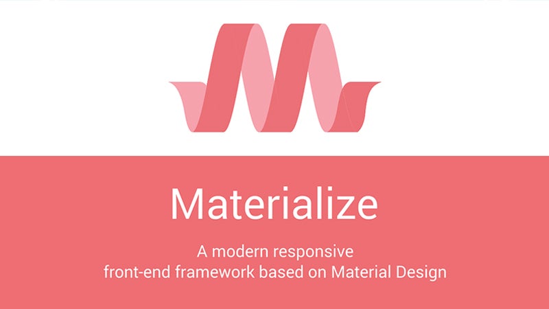 Material Design gefällig: Materialize bietet genau das mit ihrem CSS-Framework. (Screenshot: t3n.de/Materialize)