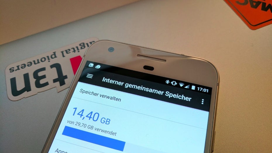 Die Pixel werden mit 32 und 128 Gigabyte nicht erweiterbarem Speicher angeboten. (Foto: t3n)