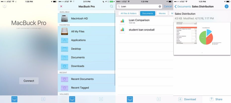 Remotely stellt eine sichere Verbindung zwischen eurem iPhone und eurem Mac vor. (Screenshots: Remotely)