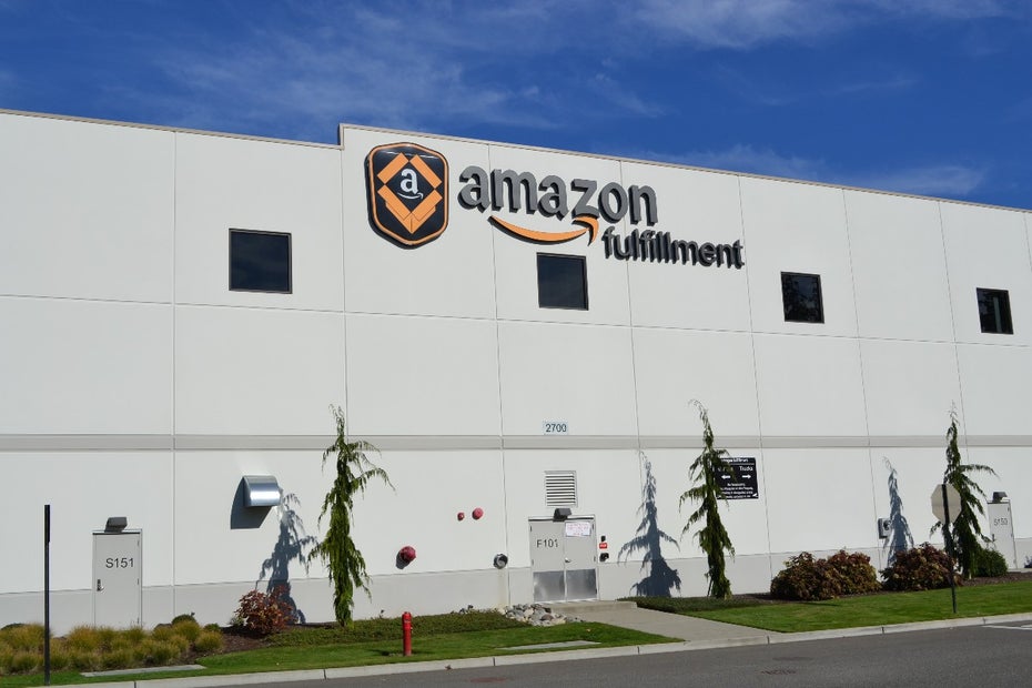 Amazon Logistikzentrum in Dupont nahe Seattle, USA.