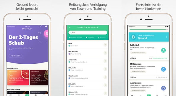 Die Lebensmitteldatenbank von Lifesum ist beachtlich. (Bild: iTunes)
