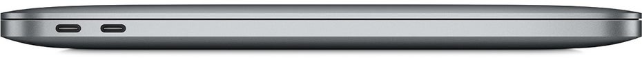Das neue Macbook Pro (ohne Touch Bar) besitzt lediglich zwei USB-Typ-C-Abschlüsse links – und eine Audiobuchse auf der rechten Gehäuseseite. (Bild: Apple)
