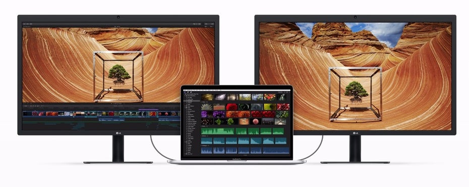 Mit Thunderbolt 3, beziehungsweise USB Typ C, setzt Apple beim MacBook Pro auf die Zukunft. (Foto: Apple)
