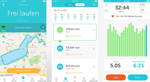 RunKeeper gehört zu den Fitness-Apps, die den Boom in diesem Bereich mit ausgelöst haben. (Bild: iTunes)