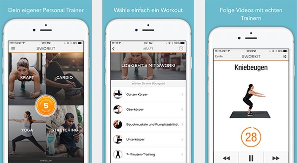 Zirkeltraining als App. (Bild: iTunes)