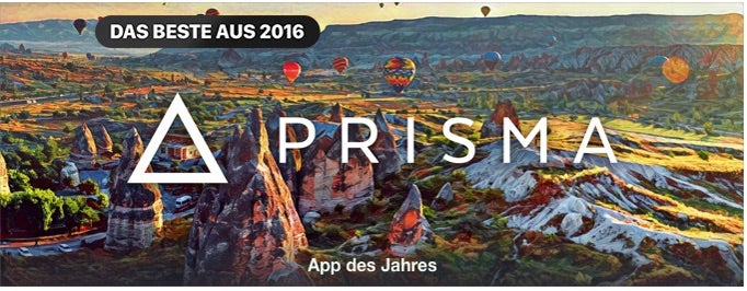 Prisma ist nach Meinung der iTunes-Redaktion die iPhone-App des Jahres. (Bild Apple)
