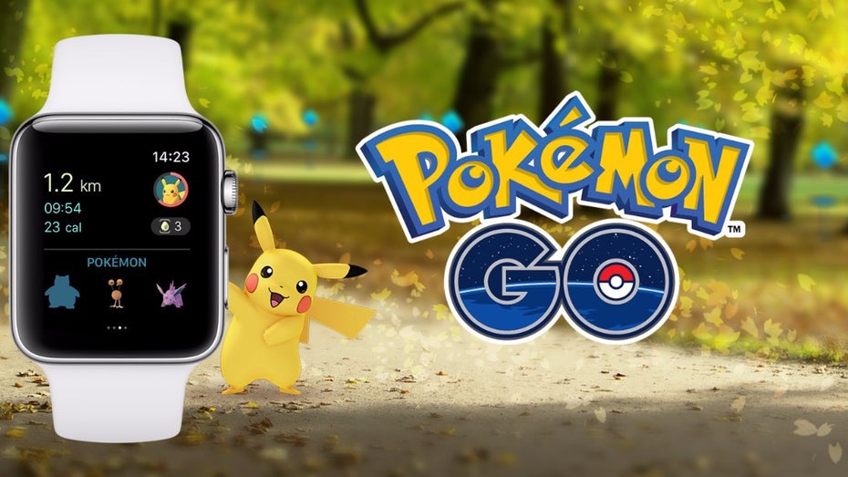 Pokémon Go ist jetzt endlich auch für die Apple Watch verfügbar