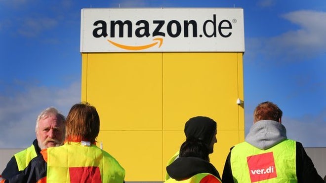 Amazon-Mitarbeitende streiken an 6 Standorten in Deutschland