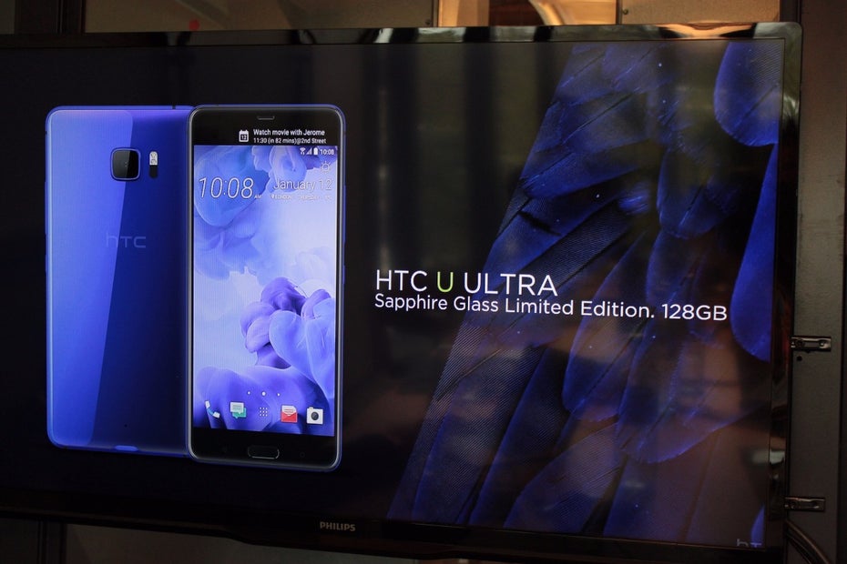 Das HTC U Ultra Sapphire Edition soll zu einem späteren Zeitpunkt auf den Markt kommen. (Foto: t3n)