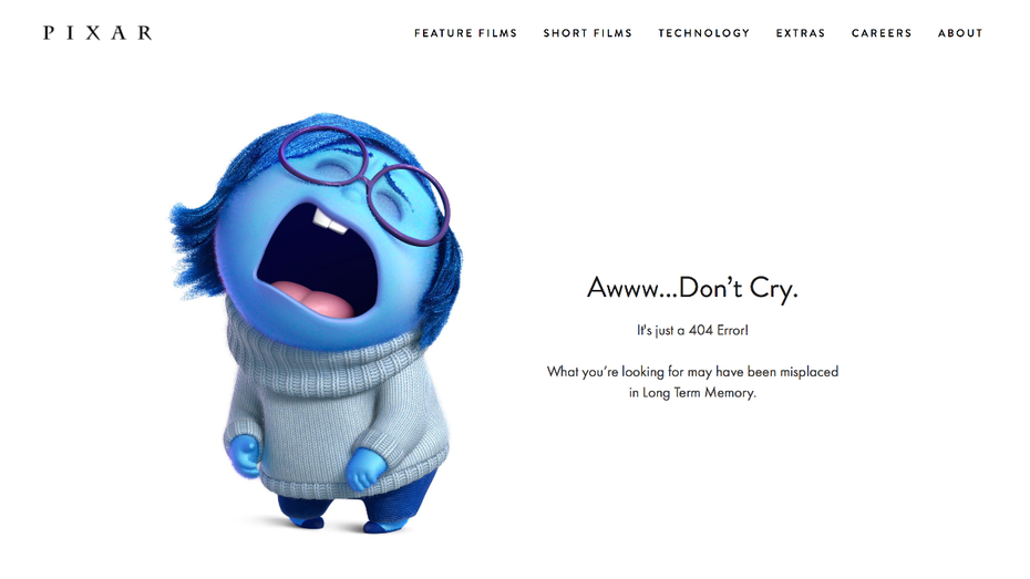 Pixar schickt eine Figur aus seinen legendären Animationsfilmen ins Nirvana. (Screenshot: pixar.com)