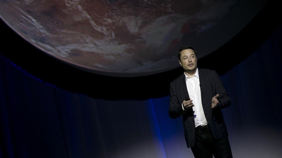 Elon Musk hat Pläne für den Mars. (Foto: dpa) Elon Musk bekräftigt Atombomben-Pläne für den Mars und nennt Kosten für Besiedelung