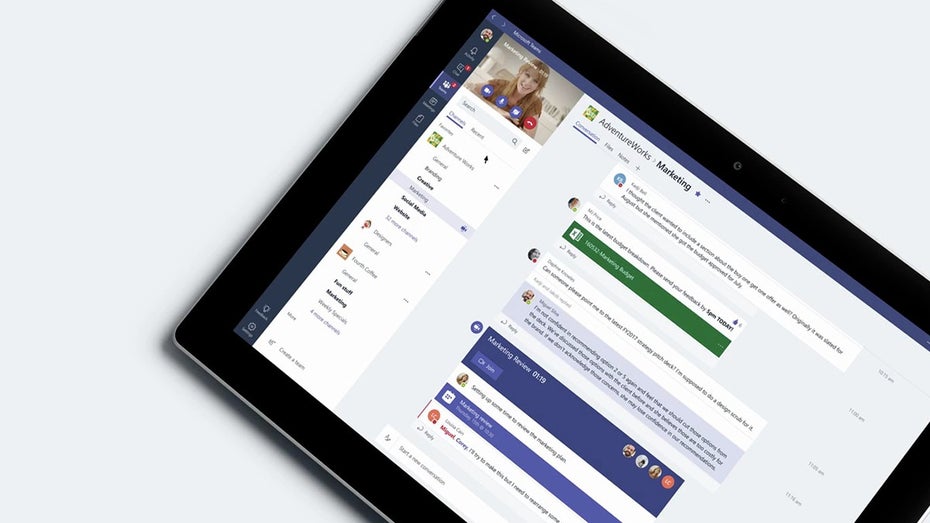 (Grafik: Microsoft) Microsoft Teams kann jetzt seinen Konkurrenten Skype for Business ersetzen