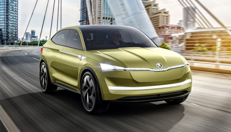 Elektroauto-Konzept Vision E von Škoda. (Bild: Škoda)