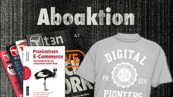 t3n-Abo inklusive gratis E-Commerce-Buch! t3n-Abo inklusive gratis E-Commerce-Buch!
