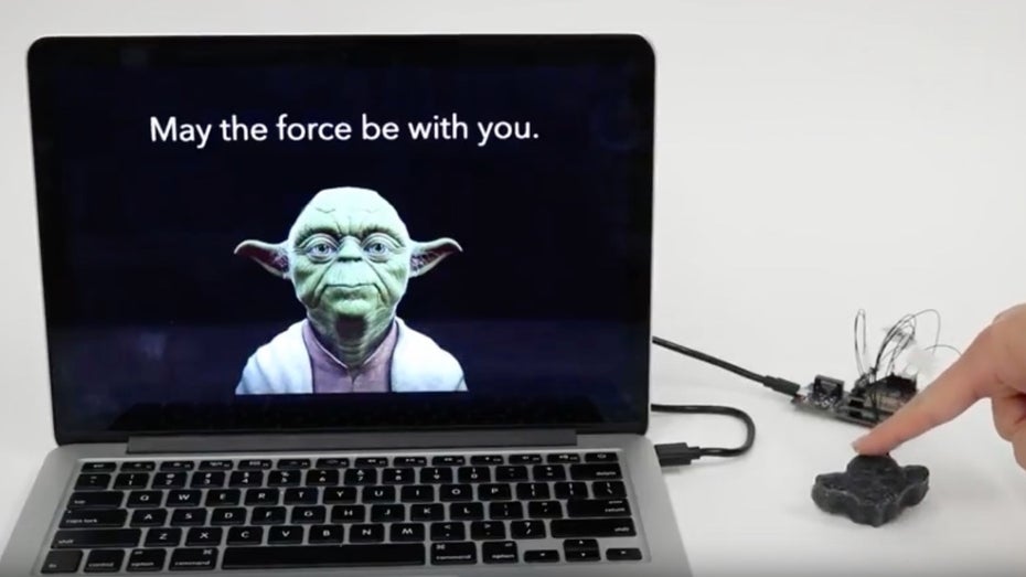 (Screenshot: Youtube/CMU) Electrick: Diese Technologie verwandelt alles in ein Touchpad