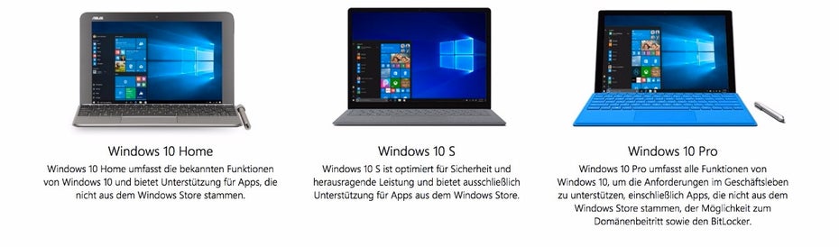 Windows 10 S Pro Und Home Das Sind Die Unterschiede 9839