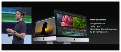 Auch mit von der Partie am Montagabend: Aufgefrischte iMacs. (Screenshot: Apple)