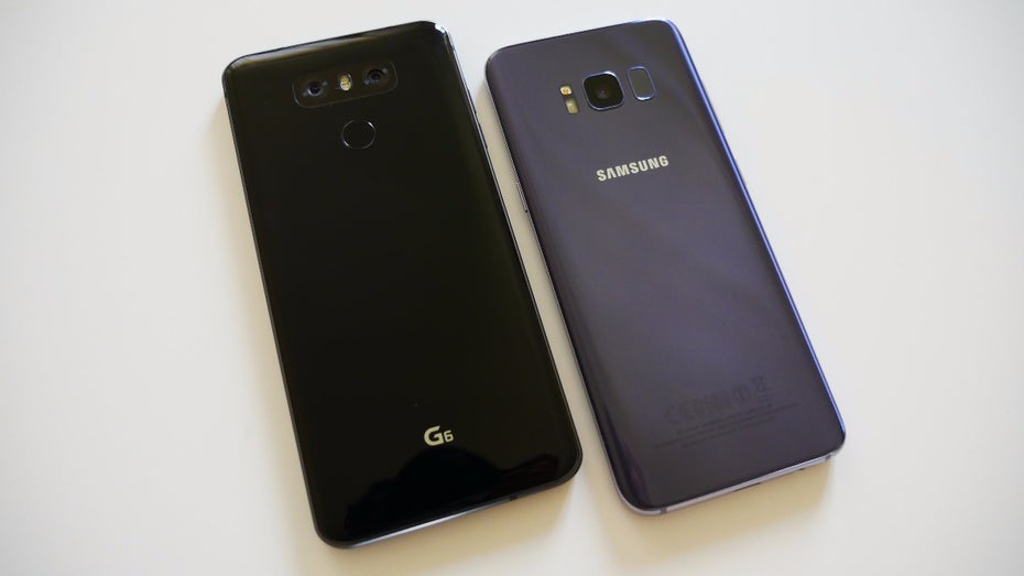LG G6 versus Samsung Galaxy S8 (Foto. t3n)
