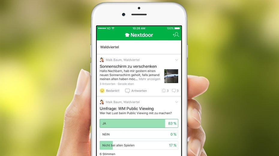 Auf gute Nachbarschaft: Wie Nextdoor die Bundesrepublik erobern will Auf gute Nachbarschaft: Wie Nextdoor die Bundesrepublik erobern will