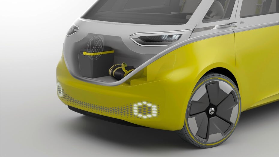 VW ID Buzz. (Bild: Volkswagen) E-Bulli ID Buzz soll erstes autonom fahrendes VW-Fahrzeug werden