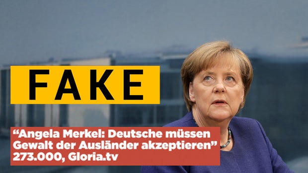 Facebook-Analyse: 7 der 10 erfolgreichsten Artikel über Angela Merkel sind frei erfunden