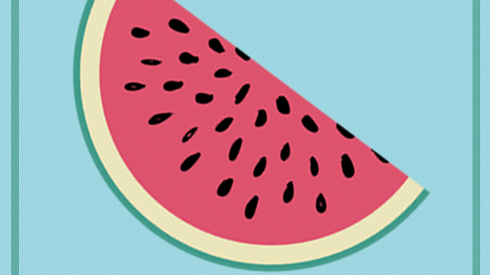Zwar handelt es sich hier nur um ein Konzept, die animierte Melone dürfte in Verbindung mit dem Call-to-Action am Ende des Newsletters trotzdem ihre volle Wirkung entfalten. (Screenshot: Pinterest)