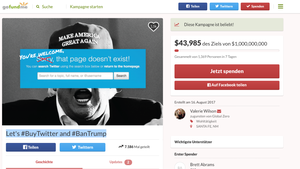 Crowdfunding: Ex-CIA-Agentin will Twitter kaufen und Trump vom Dienst verbannen
