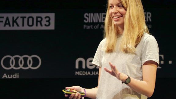 Lily Kollé auf der Next in Hamburg. (Foto: Next) So funktioniert Apples Design-Pinzip