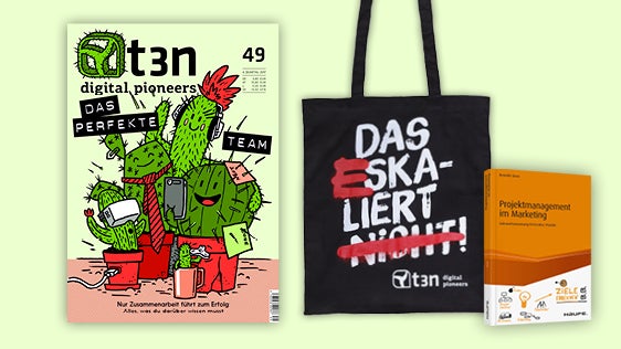 Nur 30 Mal: „Projektmanagement im Marketing“ gratis zum t3n-Abo Nur 30 Mal: „Projektmanagement im Marketing“ gratis zum t3n-Abo