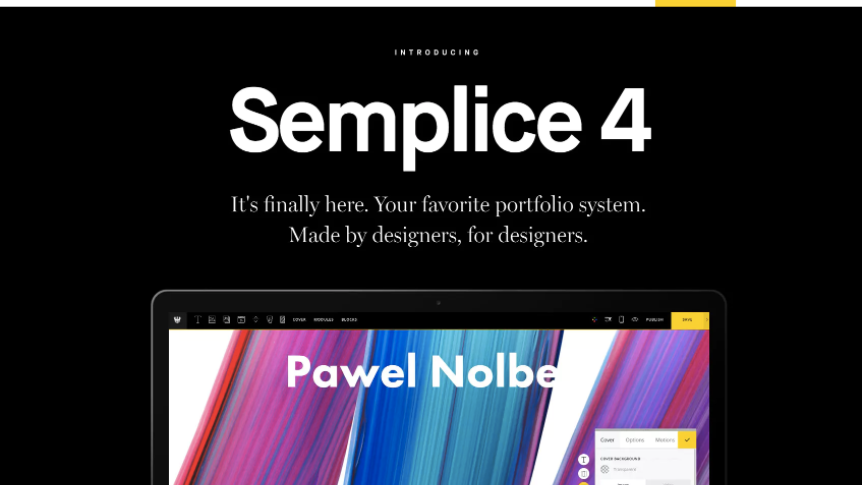 Schicke Portfolios ohne Coding-Skills: WordPress-Tool Semplice kommt in Version 4