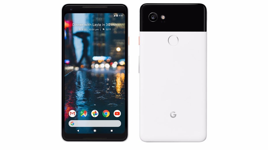 Das ist das Google Pixel 2 XL in Black-and-White. (Bild: Google)