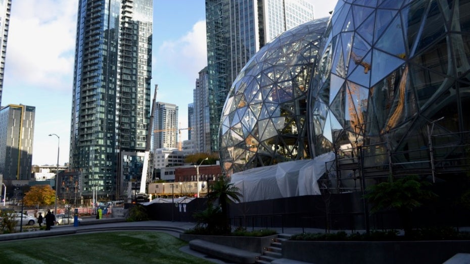 Amazons Biosphäre „The Spheres“ in Seattle. Ein Teil des Headquarters in der Innenstadt. (Foto: t3n.de/Jochen G. Fuchs)