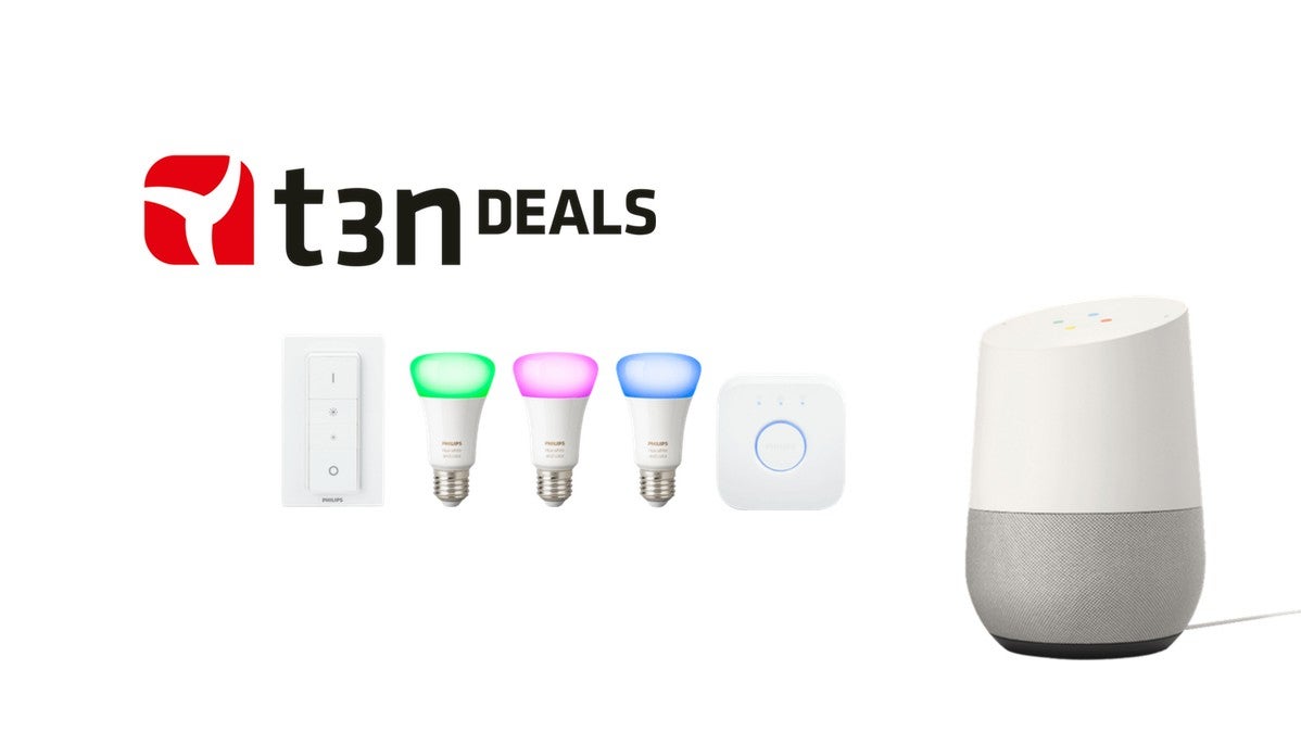 t3n-Deal des Tages: Philips-Hue-Kit und Google Home zusammen für 199 Euro!