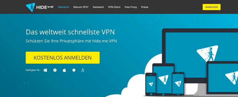 Hide.me hat 1.700 Server an 70 Standorten auf der ganzen Welt. (Screenshot: hide.me)