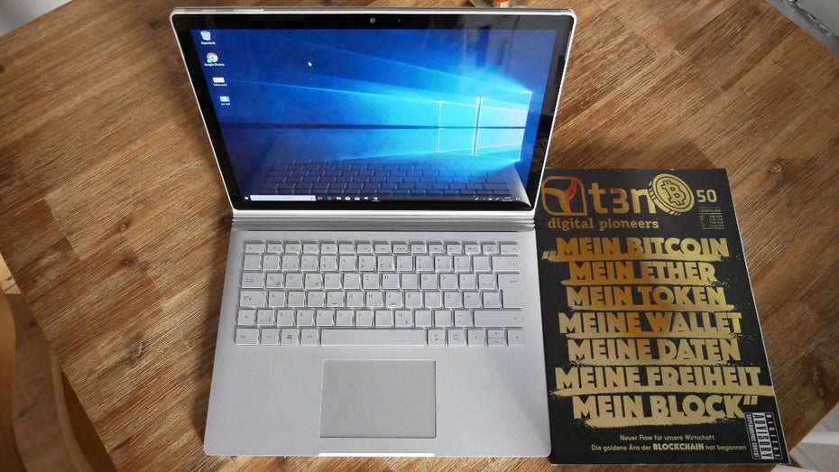 Das Surface Book 2 dürfte selbst den einen oder anderen Mac-User begeistern. (Foto: t3n)
