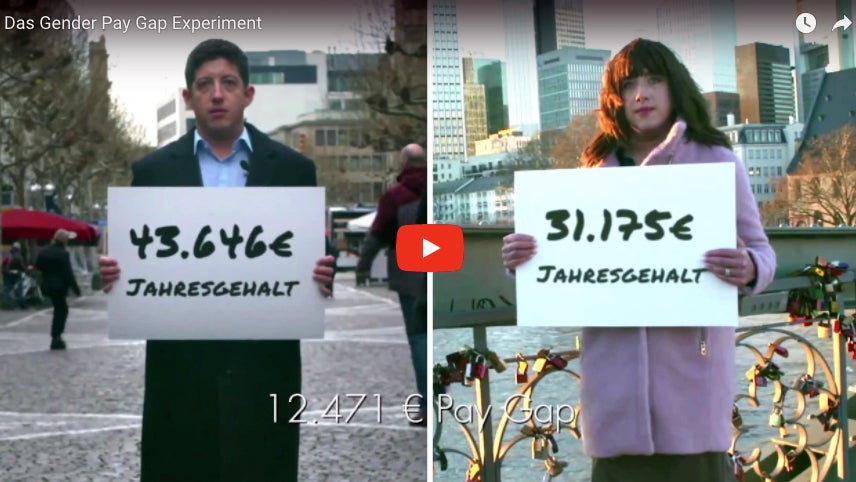 Gender-Pay-Gap: Ein Transgender-Experiment entlarvt diskriminierende Lohnungerechtigkeit Gender-Pay-Gap: Ein Transgender-Experiment entlarvt diskriminierende Lohnungerechtigkeit