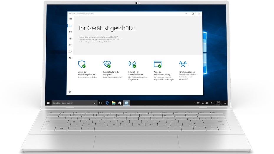 Windows Defender: Microsofts Virenschutz schützt so gut wie kostenpflichtige Apps Windows Defender: Microsofts Virenschutz schützt so gut wie kostenpflichtige Apps
