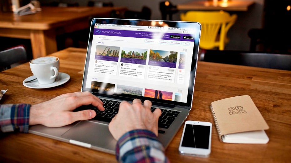 Ein Facebook für digitale Nomaden: Moving Nomads verbindet Reisende aus aller Welt Ein Facebook für digitale Nomaden: Moving Nomads verbindet Reisende aus aller Welt
