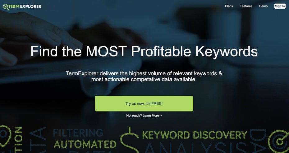 Keyword-Recherche Tools: Termexplorer