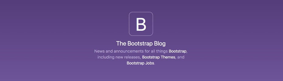 Der offizielle Bootstrap-Blog. (Screenshot: Twitter/t3n.de)