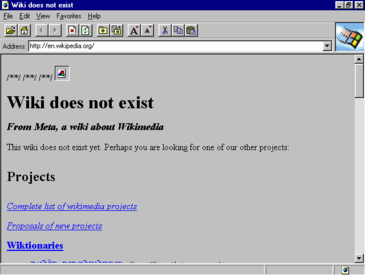 1995: Microsoft startet mit dem Internet Explorer einen Browserkrieg. (Screenshot: Wikipedia)