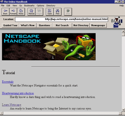 1994: Mosaic Netscape erschien und wurde als „Mosaic Killer“ entwickelt. (Screenshot: Wikipedia)