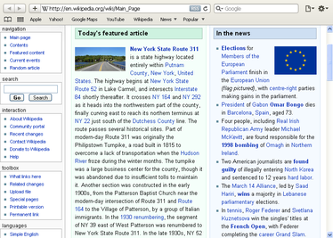 2003: Apple ruft Safari ins Leben. Der Screenshot zeigt Safari 4, die noch auf Windows XP lief. (Screenshot: Wikipedia)