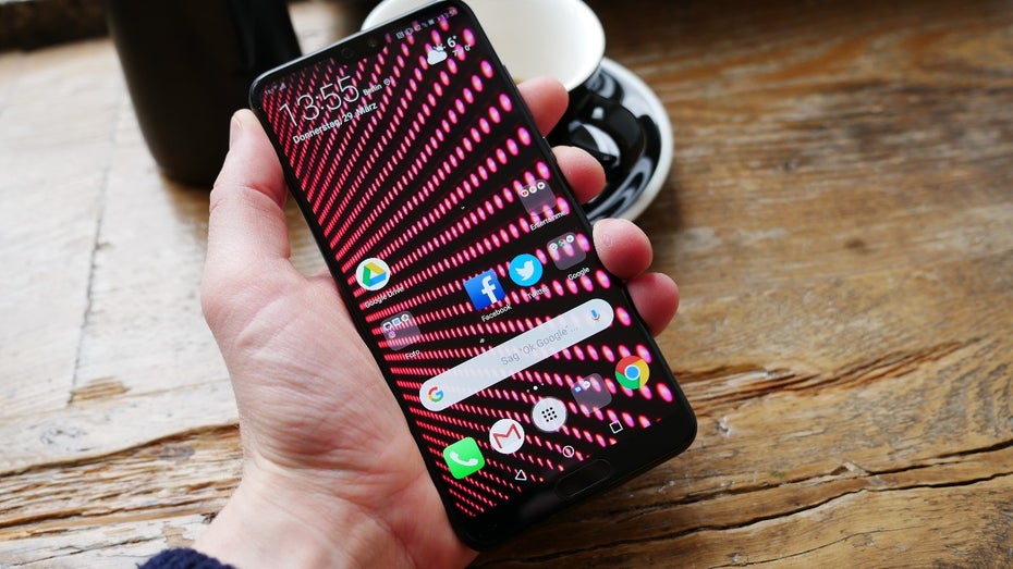 Huawei P20 Pro – sicher vor Hacker-Tools. (Foto: t3n.de) Android-Smartphones für Strafbehörden schwieriger zu knacken als iPhones